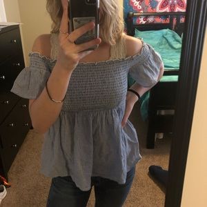 American Eagle off-the-shoulder top